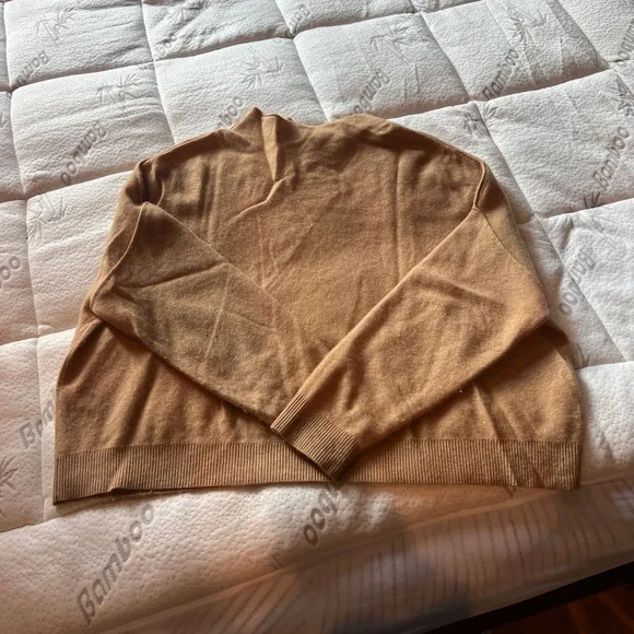 Pilcro Anthropologie Cashmere Women's Tan Sweater - Picture 3 of 4